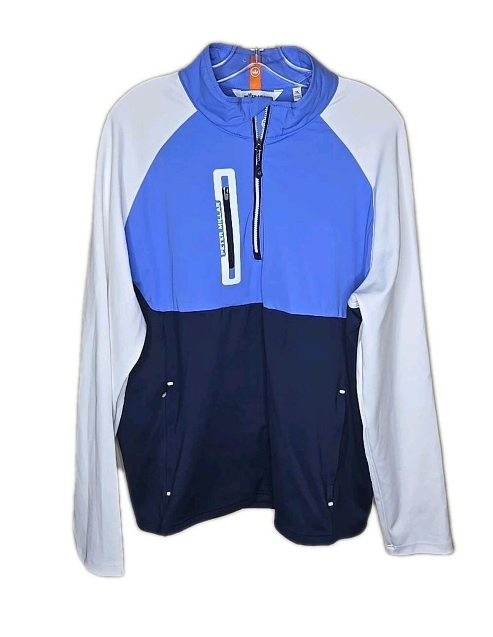 Peter Millar Crown Sport Weld Hybrid Hyperlight Quarter-Zip Pullover XL